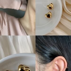 Gold Love Earing